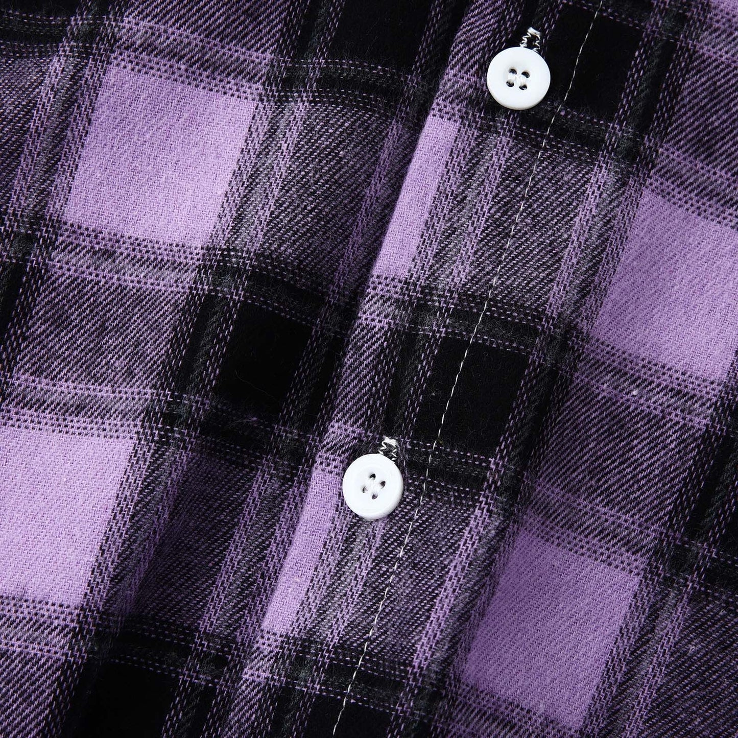 Men'S Casual Plaid Flannel Jacket with Hoodie Lightweight Fall Winter Long Sleeve Button down Plaid Flannel Hooded Shirt Purple M