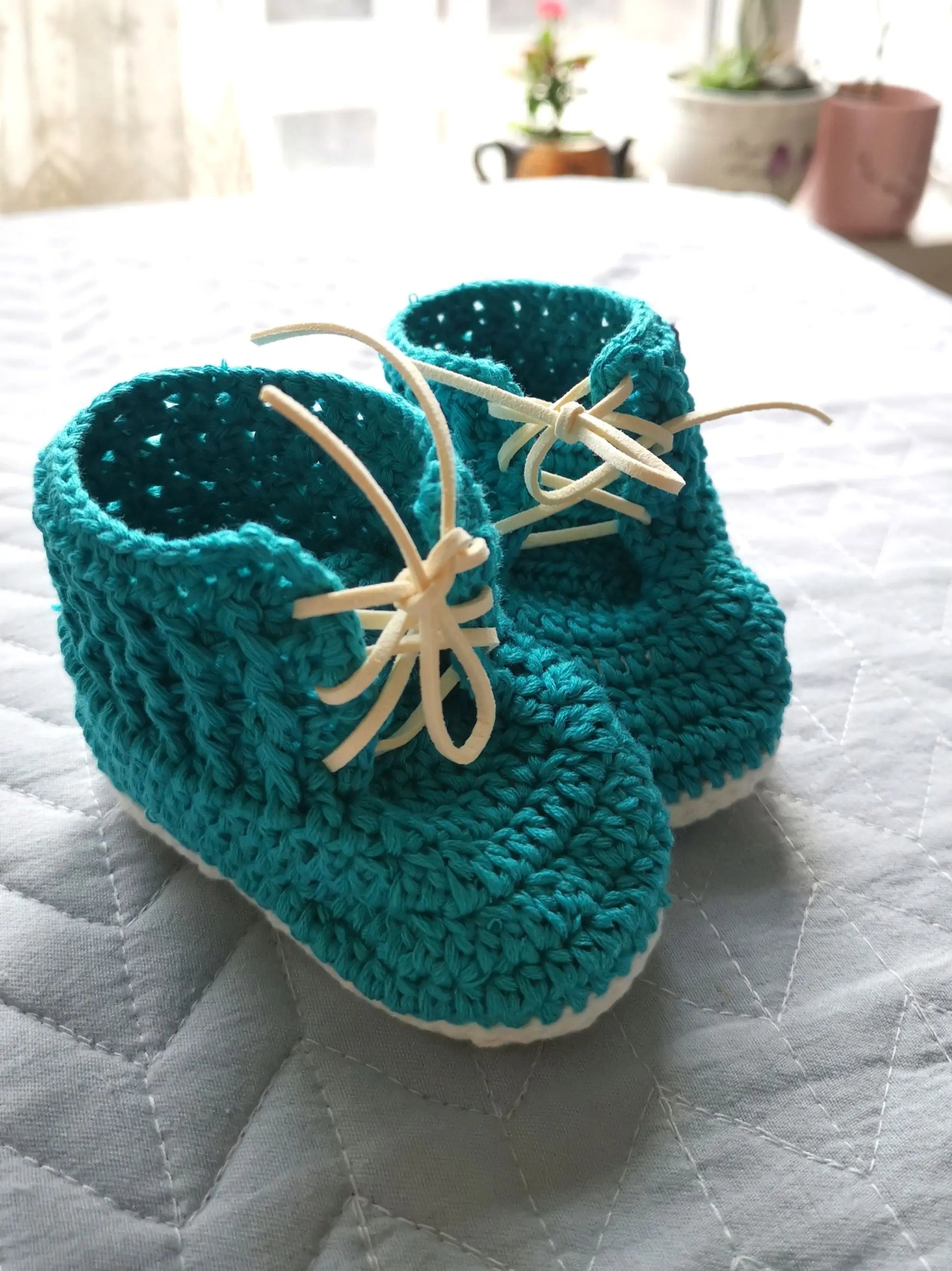 0-1 Year Old Baby Shoes Hand Woven Woollen Lace Shoes,Soft Bottom, High Shoes, Spring and Autumn Money.
